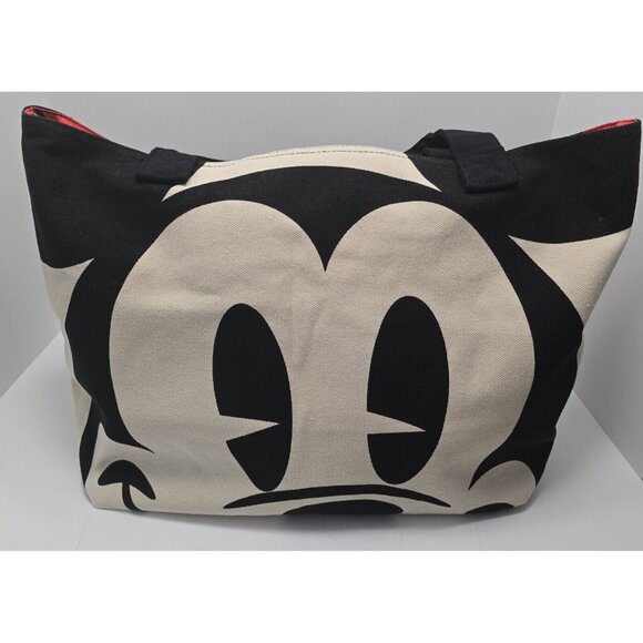 Disney Handbags - Disney Store Mickey and Minnie Mouse Double Sided Tote Bag Shoulder Bag NEW NWT